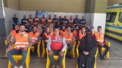أعضاء برلمان شباب كفر الشيخ فى زيارة إلى مرفق الإسعاف