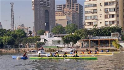 انطلاق منافسات البطولة الأهلية الأولى للتجديف بنهر النيل