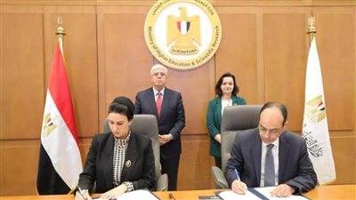 وزير التعليم العالي يشهد توقيع بروتوكول تعاون بين 