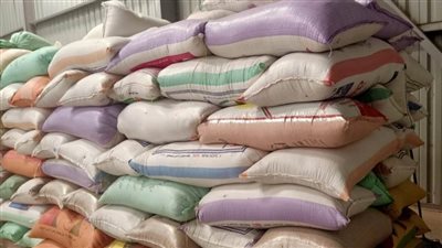 توريد 58530 طن أرز للشون وضبط 20 طن أرز بالبحيرة