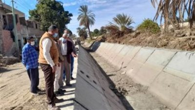 رئيس مدينة الطود يتابع أعمال المشروع القومي لتبطين وتطوير الترع