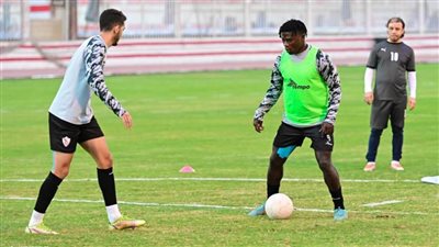 فقرة خاصة للتدريب على التسديد من زوايا مختلفة بمران الزمالك