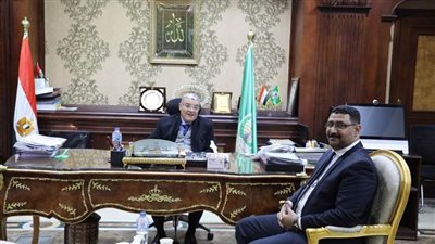  محافظ المنيا يبحث مع وكيل وزارة الزراعة الجديد عددًا من الملفات لدفع التنمية الزراعية