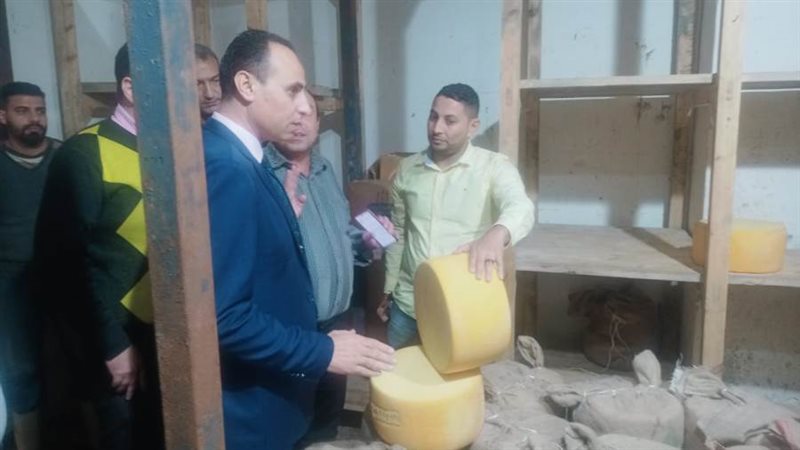 ضبط 48 طن جبنة رومي