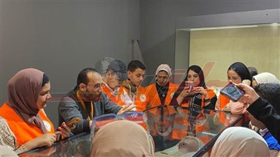 وفود برلمان الشباب في زيارة لمتحف كفر الشيخ ضمن جولاتهم بالمؤسسات الحكومية