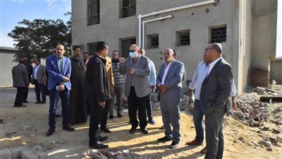 محافظ أسيوط يتفقد أعمال إنشاء مركز شباب قرية الحوطا الشرقية بمركز ديروط