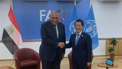  وزير الخارجية يبحث مع مدير عام الفاو الشراكة الاستراتيجية طويلة الأمد