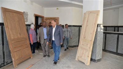 محافظ أسيوط يتفقد أعمال التشطيبات النهائية لمبنى حي غرب ومركز معلومات شبكات المرافق الجديد 