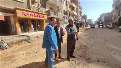 بدء تجميل وتطوير 3 ميادين رئيسية بملوي بالمنيا