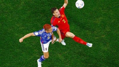 اليابان تفوز على إسبانيا وتصطحبها لـ16 كأس العالم