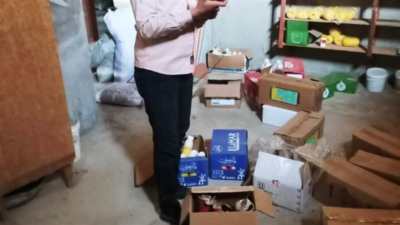 جانب من المضبوطات