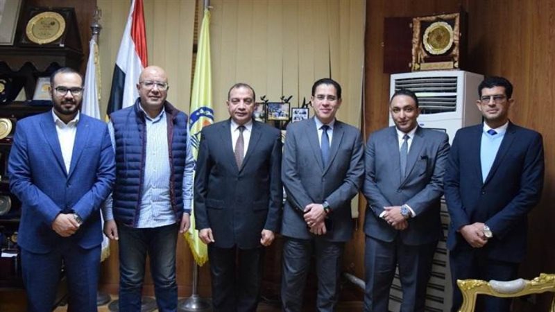 وفد صحة بنى سويف