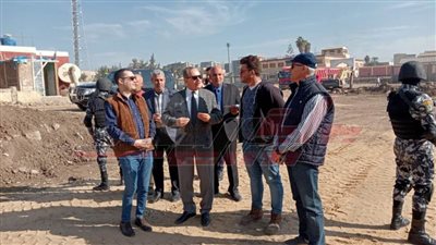 محافظ كفر الشيخ يتفقد موقع إنشاء مركز التنمية الشبابية بسخا شرق العاصمة
