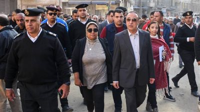 محافظ الإسكندرية يتابع إخلاء جميع الإشغالات والتعديات بمحيط ميدان محطة مصر