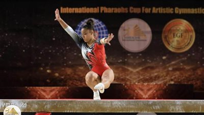 بنات مصر يتألقن فى بطولة كأس الفراعنة للجمباز الفني 