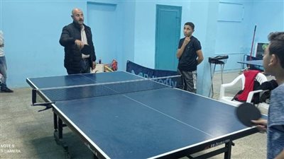 المشروع القومى للموهبة لتنس الطاولة بمركز شباب 6 أكتوبر بالعريش 