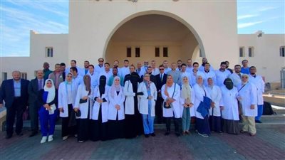 اللجنة الطبية العليا بمجلس الوزراء تنظم قافلة طبية شاملة لـ