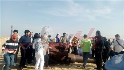 وفد جامعة الإسكندرية يتفقد مصيف بلطيم والمواقع الأثرية