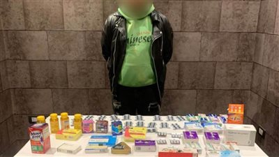 ضبط شخص بالقاهرة بحوزته أدوية مهربة جمركيًا ومجهولة المصدر