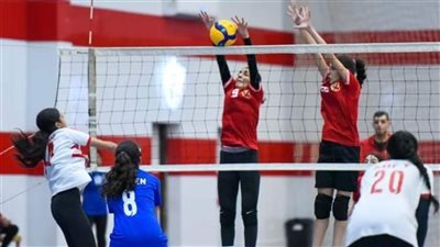 ناشئات طائرة الأهلي يفزن على الزمالك