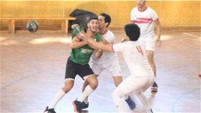 مرتبط يد الزمالك يهزم الشباب الوطني بتلا ويتأهل لربع نهائي كأس مصر