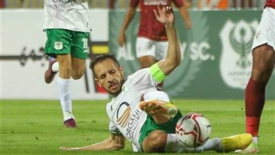 المصري يفتقد لاعبه حسن علي أسبوعين بعد إصابته بجزع في الرباط الصليبي