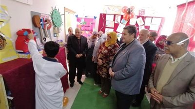 افتتاح معرض الأنشطة المدرسية بمدرسة باحثة البادية بالعريش