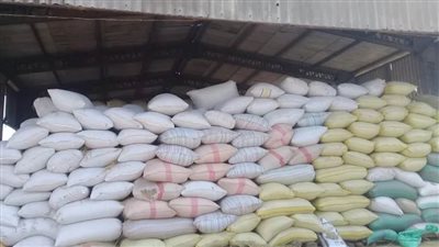 الداخلية تنجح في ضبط أكثر من 693 طن أرز شعير وأبيض تم حجبها عن البيع خلال 24 ساعة