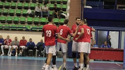 رجال طائرة الأهلي يفوز على إسكندرية للبترول بالدوري