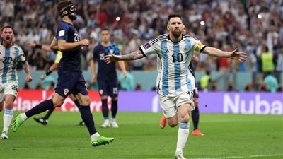 ميسي يقود الأرجنتين للتقدم على كرواتيا في الشوط الأول بنصف نهائي كأس العالم 