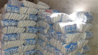 تموين الإسكندرية: ضبط سكر وملابس ونظارات ومستلزمات طبية مجهولة المصدر 