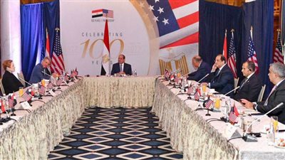 الرئيس السيسي يلتقي مع أعضاء تجمع أصدقاء مصر في الكونجرس الأمريكي