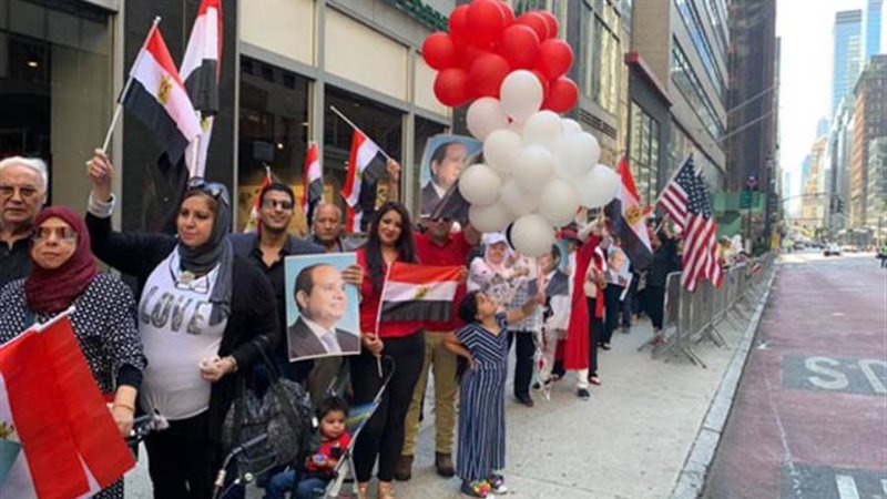 الجالية المصرية بالولايات