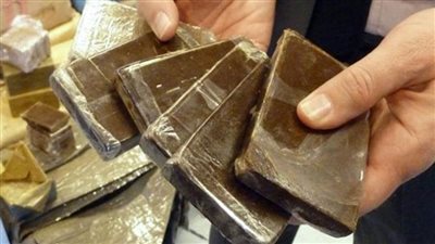 ضبط 860 طربة لمخدر الحشيش بحوزة شخصين بالجيزة