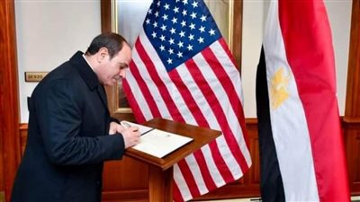 عاجل.. كلمة الرئيس السيسي في سجل الشرف الخاص بوزارة الدفاع الأمريكية 