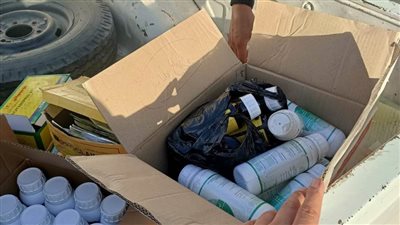تحرير 21 محضرا وضبط مبيدات ومخصبات زراعية منتهية الصلاحية بالبحيرة 