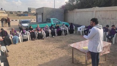 لقاء تدريبي عن الإسعافات الأولية لشباب الكوثر بالشيخ زويد 