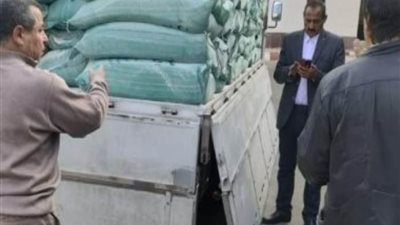 ضبط 6 أطنان دقيق ومنتجات بلاستيكية ومنظفات مجهولة المصدر بالقليوبية 