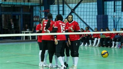 طائرة الأهلي يواجه الاتحاد السكندري في دوري السيدات