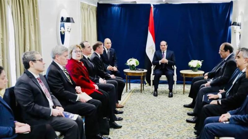 الرئيس السيسي يستقبل