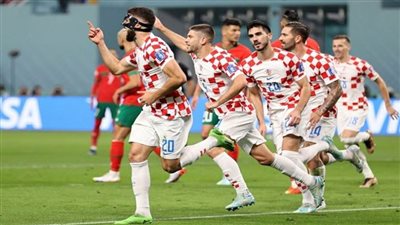 ميسلاف أورسيتش يسجل الهدف الثاني لكرواتيا في شباك المغرب