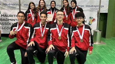 مصر تحصد 5 ميداليات ببطولة إفريقيا لشباب الريشة الطائرة