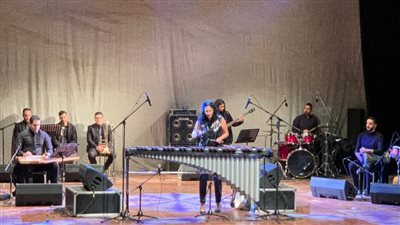 نسمة عبدالعزيز بمتحف الحضارة