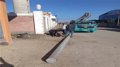 رفع كفاءة الإنارة العامة بمركز ومدينة القصاصين الجديدة 