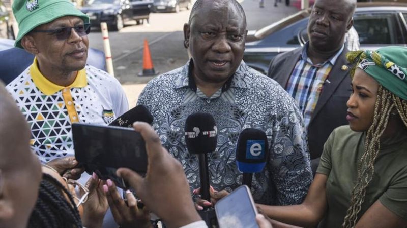 الرئيس سيريل رامافوزا