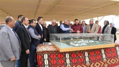 محافظ الوادي الجديد يستقبل أعضاء لجنة الزراعة والري بمجلس النواب