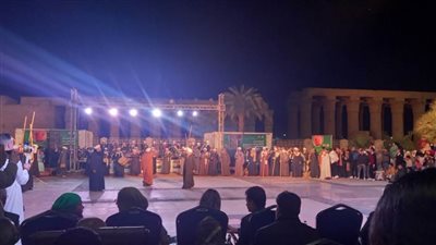 ختام مهرجان التحطيب بساحة أبو الحجاج بالأقصر 