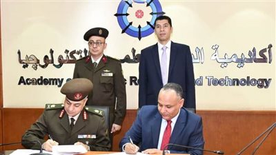 إدارة الخدمات البيطرية للقوات المسلحة توقع بروتوكول تعاون مع أكاديمية البحث العلمي والتكنولوجيا