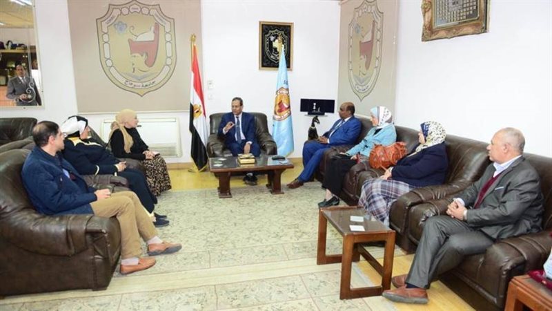 جانب من الزياره