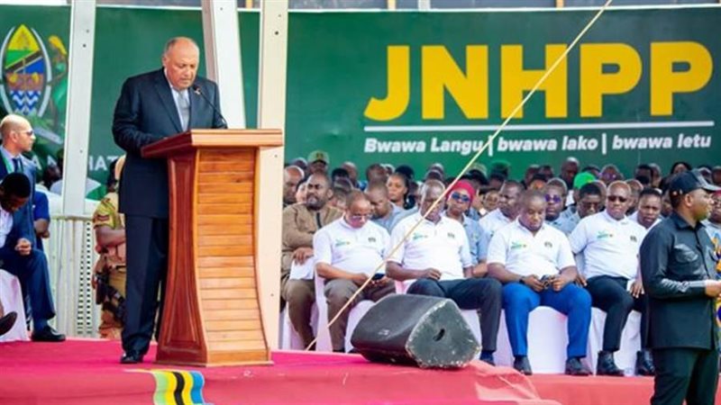 سامح شكري في افتتاح